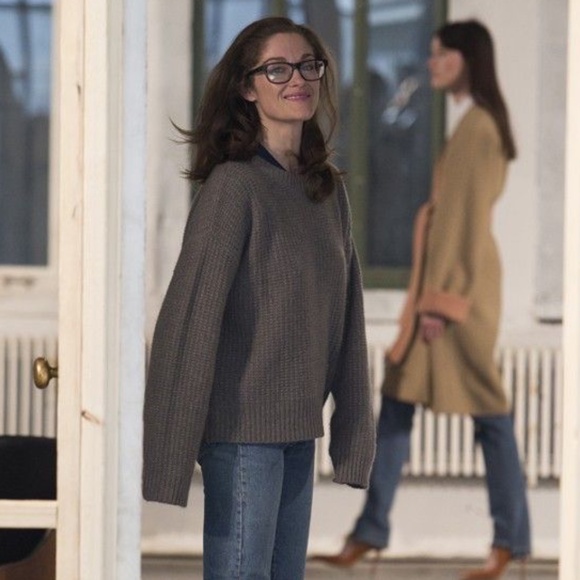 Retail $2312 Rare The Row Taupe Sibem Wool Crew Neck Sweater Size XS - Picture 9 of 12